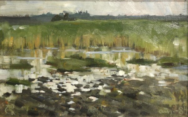 Kaislikko by Akseli Gallen-Kallela - Hand-Painted Oil Painting Reproduction