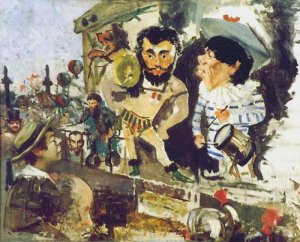 Kasper Theatre by Akseli Gallen-Kallela Oil Painting