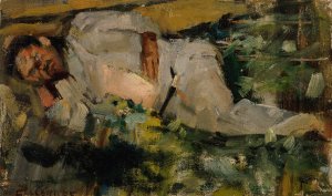 Kekki the Farm-Hand by Akseli Gallen-Kallela Oil Painting
