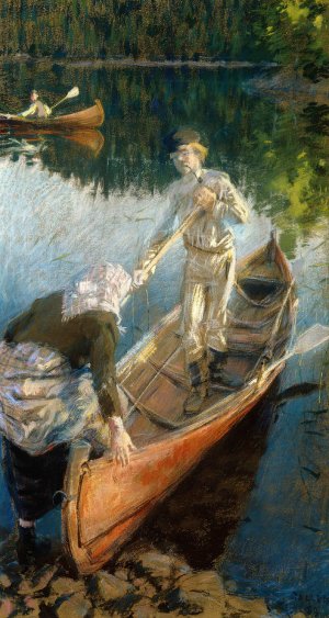 Midsummer Night by Akseli Gallen-Kallela Oil Painting