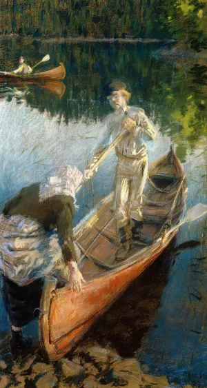 Midsummer Night by Akseli Gallen-Kallela Oil Painting