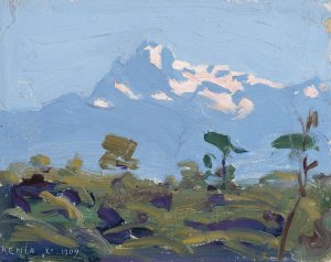 Mount Kenya by Akseli Gallen-Kallela Oil Painting