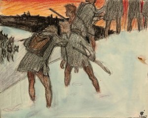Orava oksalla by Akseli Gallen-Kallela Oil Painting