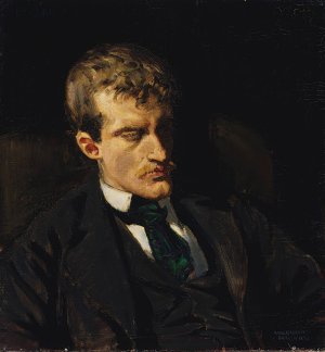 Portrait Of Edvard Munch by Akseli Gallen-Kallela Oil Painting