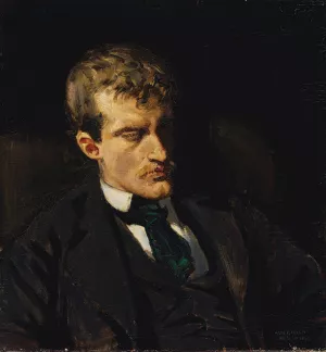 Portrait Of Edvard Munch Oil painting by Akseli Gallen-Kallela