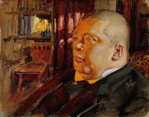 Portrait of Eric O. W. Ehrstrom  by Akseli Gallen-Kallela - Hand-Painted Oil Painting Reproduction