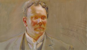 Portrait of Professor E.N.Setala by Akseli Gallen-Kallela Oil Painting