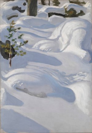 Sunshine on Snow by Akseli Gallen-Kallela Oil Painting