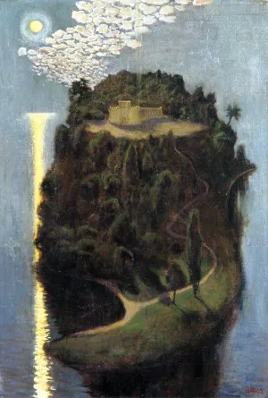 The Island of the Blessed by Akseli Gallen-Kallela - Oil Painting Reproduction