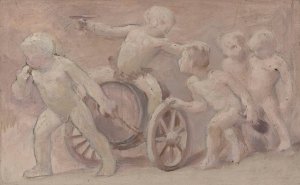 Boissons by Albert Aublet Oil Painting