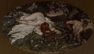 Heartbreak by Albert Beck Wenzell Oil Painting
