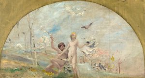 Le Printemps ou le matin de la vie by Albert Besnard Oil Painting