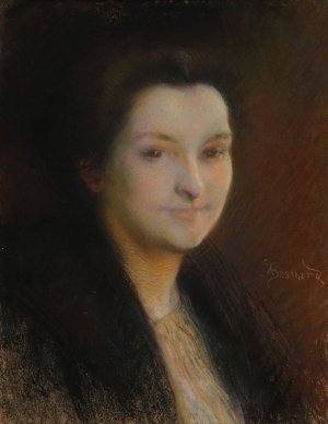Le silence by Albert Besnard Oil Painting