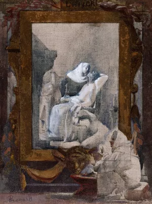 L'Hiver by Albert Besnard Oil Painting