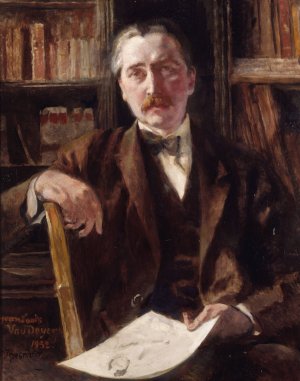 Portrait de Jean-Louis Vaudoyer by Albert Besnard Oil Painting