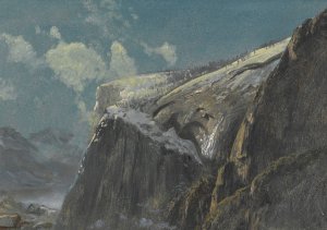 Above the Timberline by Albert Bierstadt Oil Painting