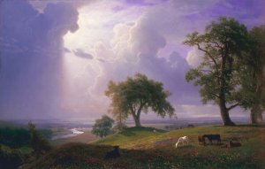 California Spring by Albert Bierstadt Oil Painting