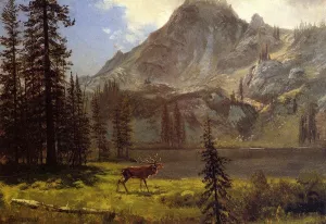 Call of the Wild Oil painting by Albert Bierstadt