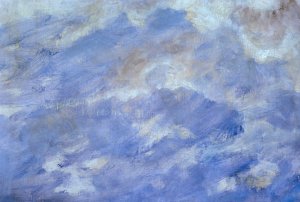 Cloud Study With Blue Sky by Albert Bierstadt Oil Painting