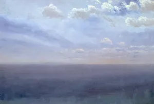 Cloud Study with Sea and Sky by Albert Bierstadt Oil Painting