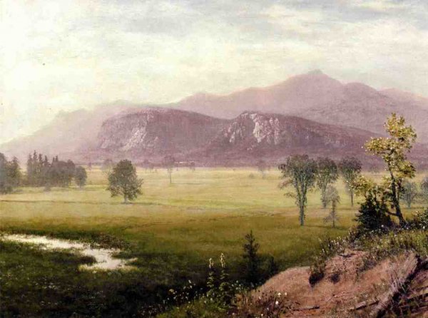 Main Product Photo of Conway Meadows, New Hampshire Painting by Albert Bierstadt