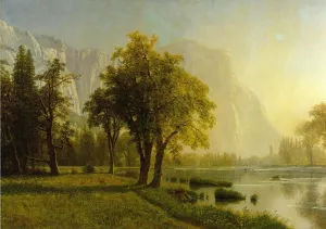 El Capitan, Yosemite Valley by Albert Bierstadt Oil Painting