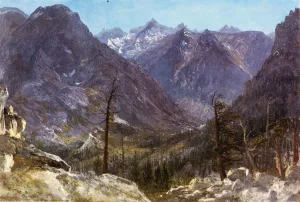 Estes Park, Colorado by Albert Bierstadt Oil Painting