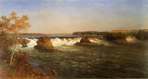 Falls of Saint Anthony painting by Albert Bierstadt