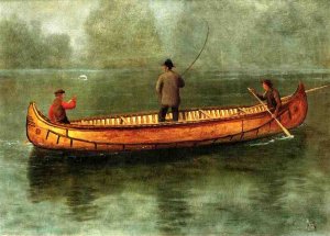 Fishing from a Canoe
