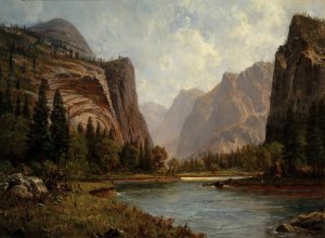 Gates of the Yosemite by Albert Bierstadt Oil Painting