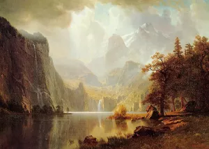 In the Mountains painting by Albert Bierstadt