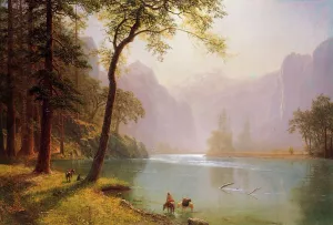 Kern's River Valley, California painting by Albert Bierstadt
