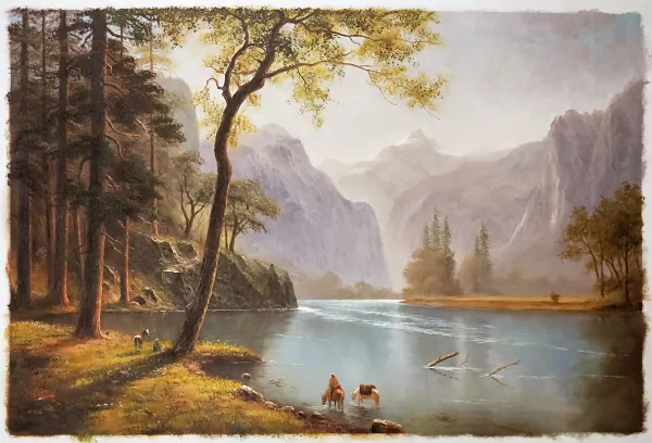 Kern's River Valley, California by Albert Bierstadt - Oil Painting Reproduction