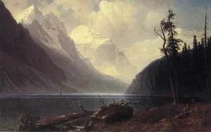 Lake Louise Oil painting by Albert Bierstadt