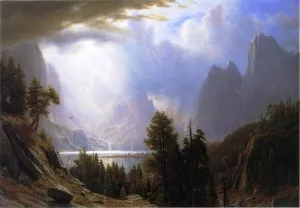 Landscape painting by Albert Bierstadt