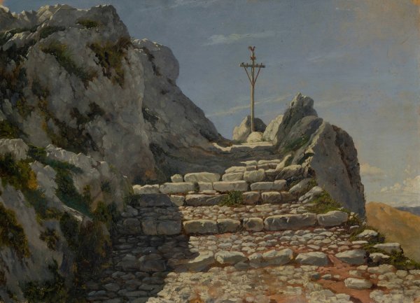 Main Product Photo of Landscape Painting by Albert Bierstadt
