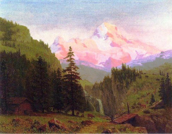 Main Product Photo of Landscape Painting by Albert Bierstadt