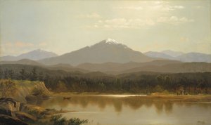 Laramie Peak by Albert Bierstadt Oil Painting
