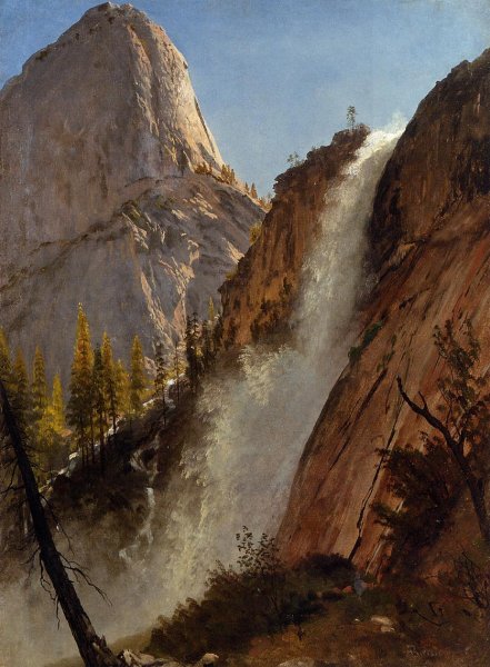 Main Product Photo of Liberty Cam, Yosemite Painting by Albert Bierstadt