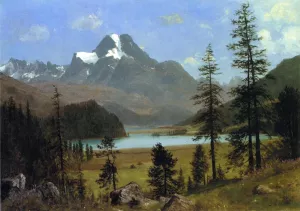 Long's Peak, Estes Park, Colorado Oil painting by Albert Bierstadt