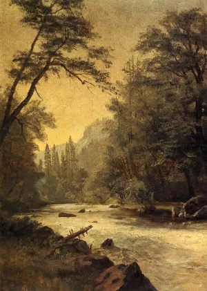 Lower Yosemite Valley painting by Albert Bierstadt