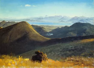 Mono-Lake, Sierra Nevada, California, 1872 by Albert Bierstadt - Oil Painting Reproduction