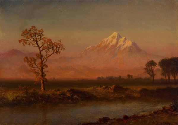 Main Product Photo of Mount Hood  Painting by Albert Bierstadt