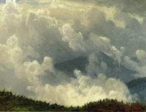 Mountain Mist by Albert Bierstadt Oil Painting