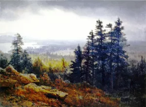 Near North Conway, New Hampshire by Albert Bierstadt - Oil Painting Reproduction