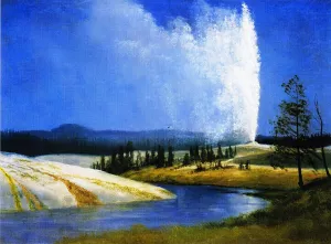 Old Faithful painting by Albert Bierstadt