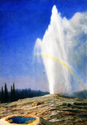 Old Faithful by Albert Bierstadt Oil Painting