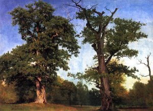 Pioneers of the Woods by Albert Bierstadt Oil Painting