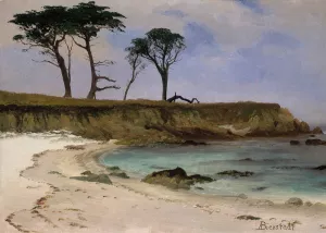 Sea Cove by Albert Bierstadt Oil Painting