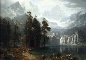 Sierra Nevada painting by Albert Bierstadt